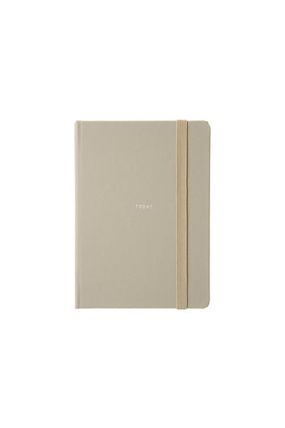 LACONIC B7 Pocket Log Diary with Strap Beige
