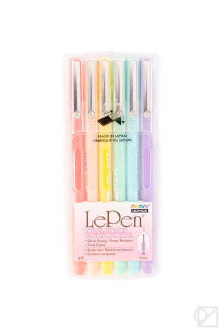 Le Pen 6 Piece Set Pastel