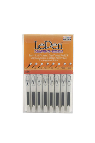 Le Pen 8pc Drawing Pen Set