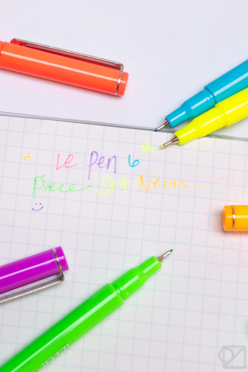 Le Pen 6 Piece Set Neon – Omoi Life Goods