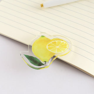 Lemon Fruit Motif Acrylic Clip