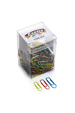 Leone Dell'Era Gran Mix Assorted Paper Clips