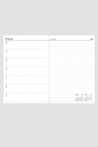 MARK'S 2025 B6 Weekly + Memo Planner Refill