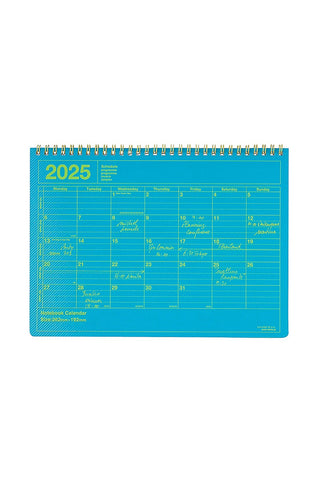 MARK'S 2025 Notebook Calendar B5 Medium