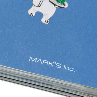 Close up of planner showing branding 'MARK'S Inc.'