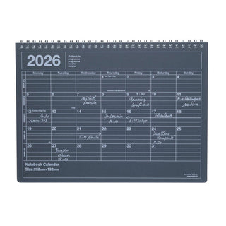 MARK'S 2026 Notebook Calendar B5 Medium
