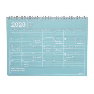 MARK'S 2026 Notebook Calendar B5 Medium