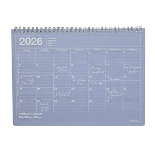 MARK'S 2026 Notebook Calendar B5 Medium