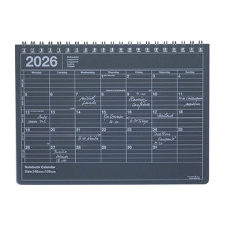 MARK'S 2026 Notebook Calendar B6 Small