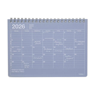 MARK'S 2026 Notebook Calendar B6 Small
