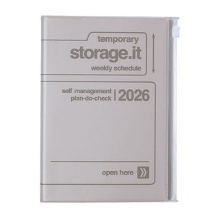 MARK'S 2026 STORAGE.it B6 Weekly + Memo Planner