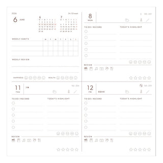 MARK'S 2026 Square 148 Weekly Block Planner