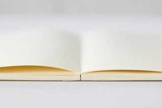 Open book on a white background
