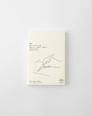 a6 monthly block + memo planner with minimalist design