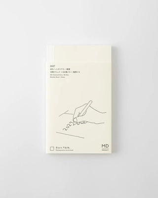 b6 slim monthly block + memo planner with minimalist design