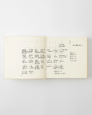 opened notebook calendar with january 2027 spread and handwriting