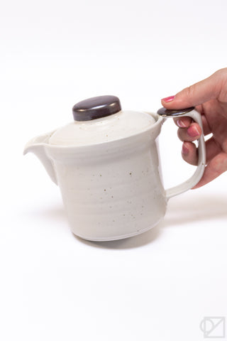 Mizuki White Teapot