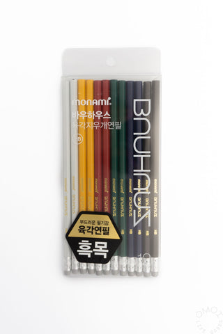 MONAMI Bauhaus Hexagon Pencil Set