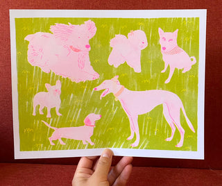 Dog Park Print by Maddy Conover
