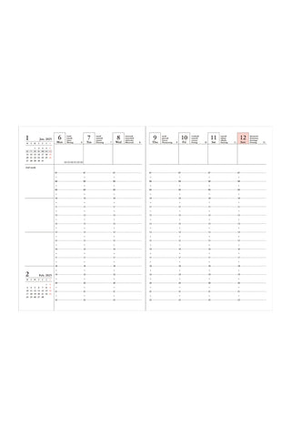 MARK'S 2024-2025 STORAGE.it A6 Weekly Vertical Planner