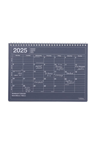 MARK'S 2025 Notebook Calendar B5 Medium