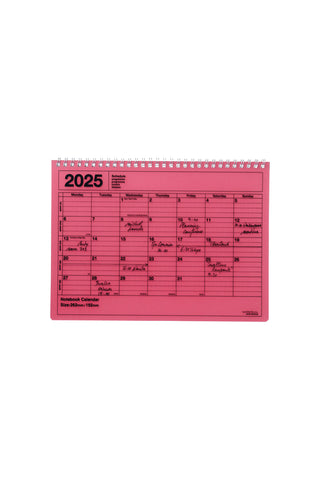 Mark's 2025 Notebook Calendar B6 Small