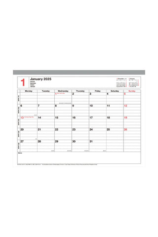 MARK'S 2024-2025 Notebook Calendar B6 Small