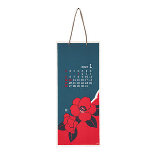 Midori 2025 Echizen Washi Calendar Flowers