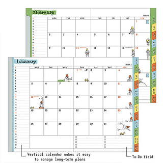 Midori 2026 B6 Ojisan Weekly + Memo Planner