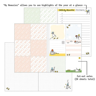 Midori 2026 B6 Ojisan Weekly + Memo Planner