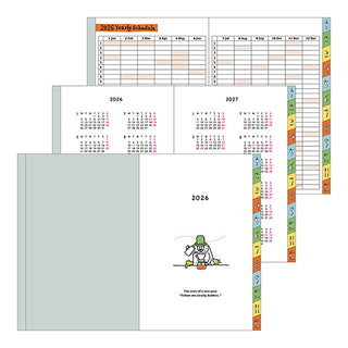 Midori 2026 B6 Ojisan Weekly + Memo Planner