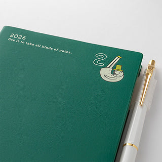 Midori 2026 B6 Ojisan Weekly + Memo Planner
