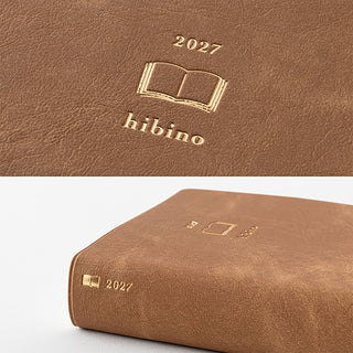 Midori 2027 Hibino A6 Two-Page-A-Day Planner