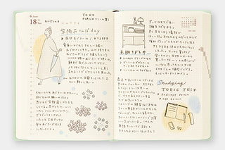 Midori 2027 Hibino A6 Two-Page-A-Day Planner