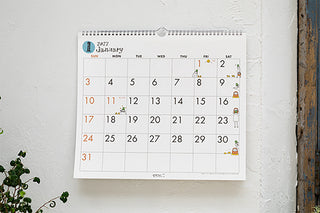 Midori 2027 Ojisan Wall Calendar