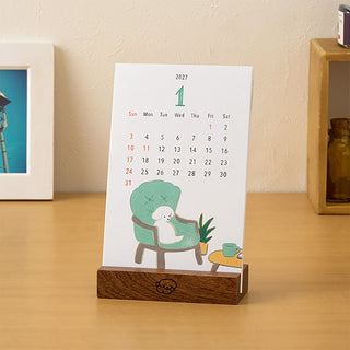 Midori 2027 Teraoka Natsumi Dogs Stand Calendar
