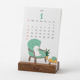 Midori 2027 Teraoka Natsumi Dogs Stand Calendar