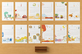 Midori 2027 Teraoka Natsumi Dogs Stand Calendar