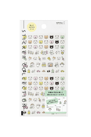 Midori Bear Emoji Planner Stickers