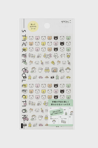 Midori Bear Emoji Planner Stickers