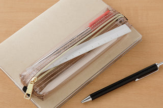 Midori Book Band Transparent Pen Case