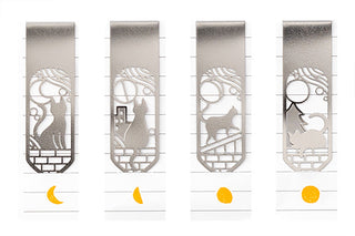 Midori Cat & Moon Bookmark Clips