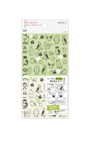 Midori Chat Bird Planner Stickers