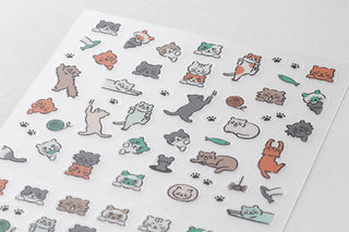 Midori Colorful Cats Planner Stickers