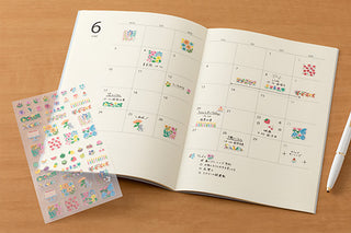 Midori Floral Pattern Planner Stickers