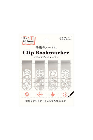 Midori Flower Bookmark Clips
