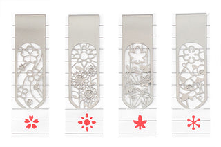 Midori Flower Bookmark Clips