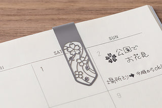 Midori Flower Bookmark Clips