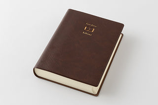 Brown free diary hibino on white background