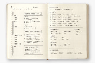 Midori Hibino A6 Two-Page-A-Day Free Diary